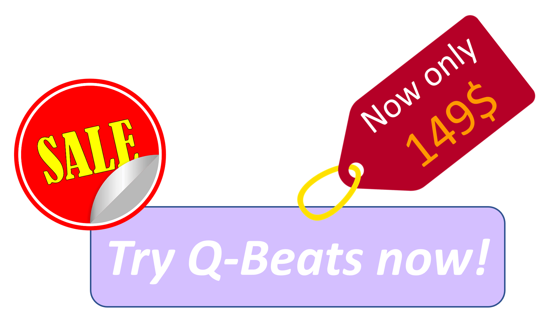 Try Q-Beats 10 - 149$